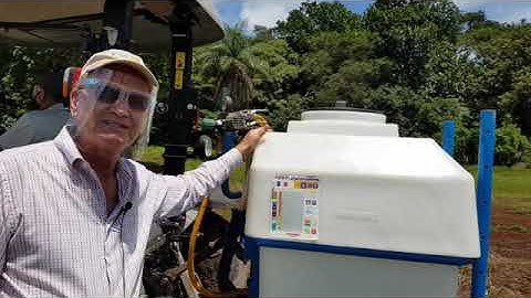 Calibración de aspersor acoplado a tractor y dosificación de herbicidas