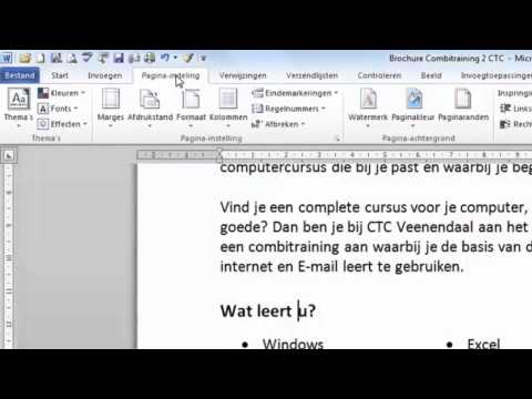 Video: Hoe verander je van staand naar liggend op Open Office?