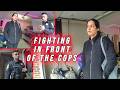 Woman Assaults her Husband Again in Front of the Cops
