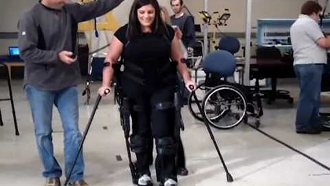 Alyson Roth Walking at Ekso Bionics