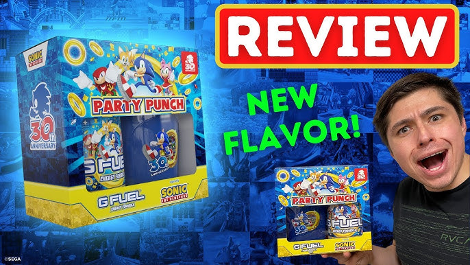 Sonic Peach Rings Review & Taste Test G Fuel - Gamerheadquarters