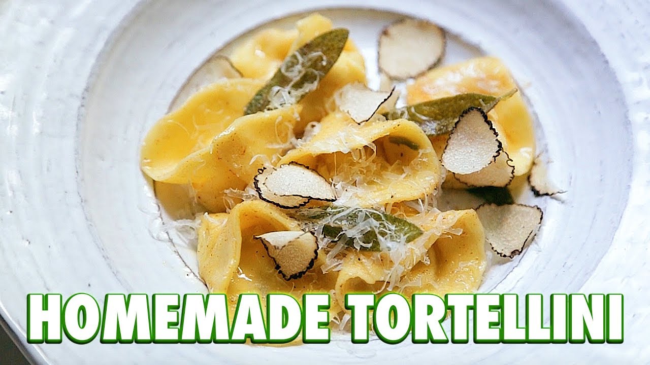 How To make Pasta: Ricotta and Caramelized Onion Tortellini. | Joshua Weissman