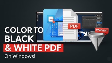 How to Turn Color PDF into Black & White on Windows – Easy & Free!