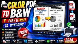 How to Turn Color PDF into Black & White on Windows – Easy & Free!