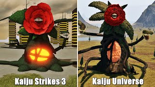 Kaiju Universe vs Kaiju Strikes 3 Rose Biollante Comparison