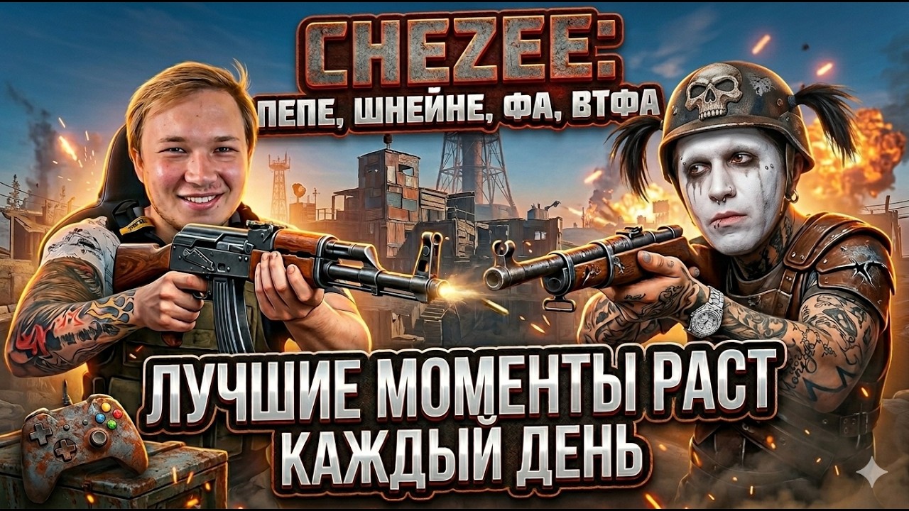 Rustopia | CHEZEE : ПЕПЕ, ШНЕЙНЕ, ФА, ВТФА | ЛУЧШИЕ МОМЕНТЫ РАСТ/RUST ...