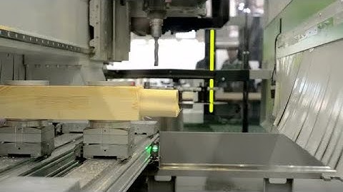 Woodworking CNC Machine Stock Video