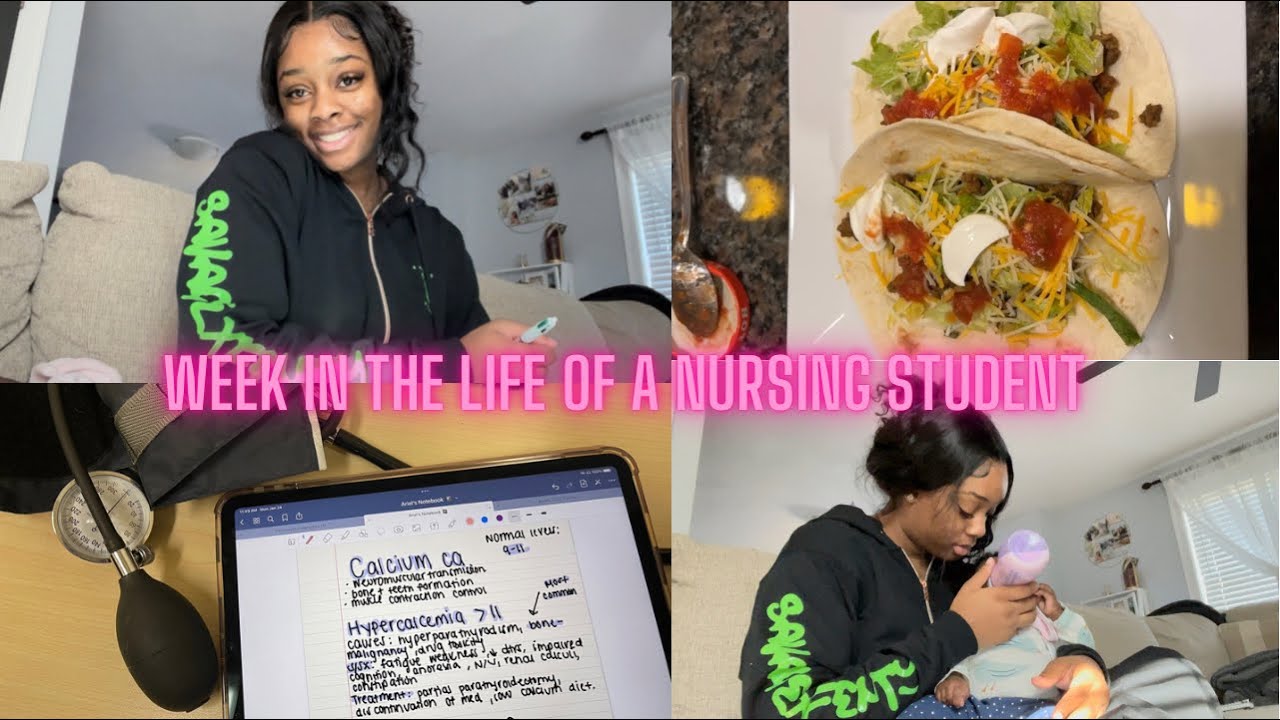 WEEK IN THE LIFE OF A NURSING STUDENT | FIRST CLINICAL, PREPARING FOR ...