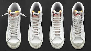 5 NEW Ways How To Lace NIKE BLAZER | NIKE BLAZER Lacing