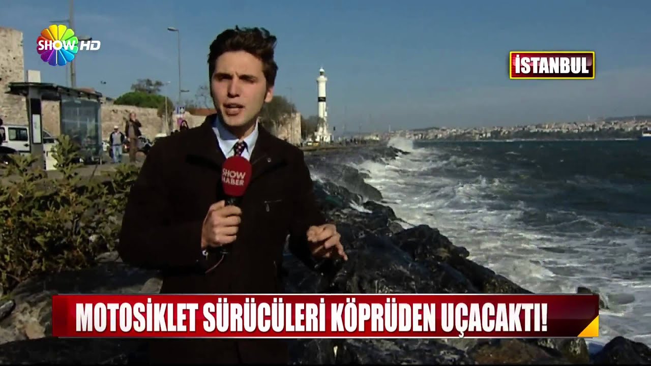 İstanbul'u lodos çarptı