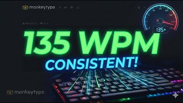135 WPM CONSISTENTLY! 🚀 Monkeytype Typing Speed Test