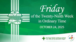 Download Mp3 Friday of the Twenty-ninth Week in Ordinary Time Gudang lagu Download Mp3 Friday of the Twenty-ninth Week in Ordinary Time