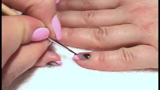 Просто и красиво! Вуаль + геометрия! Nail Art Tutorial