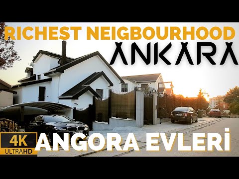 Angora Evleri Ankara'nın En Zengin Semti | The Richest Neigbourhood in Ankara Turkey Çankaya Çayyolu