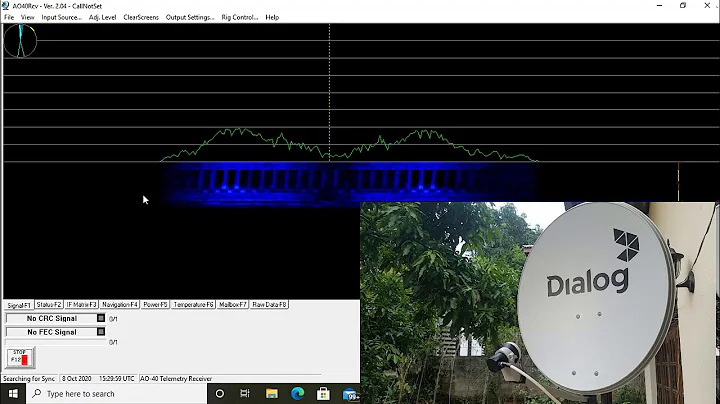 Es'hail 2 ,QO 100, Qatar-OSCAR 100 satellite beacon telemetry Decode