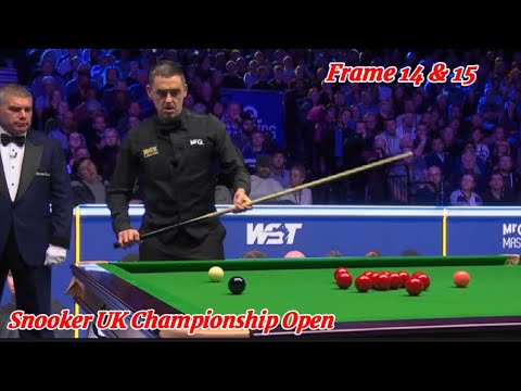 видео: Snooker UK Championship Open Ronnie O’Sullivan VS Ali Carter ( Frame 14 & 15 )