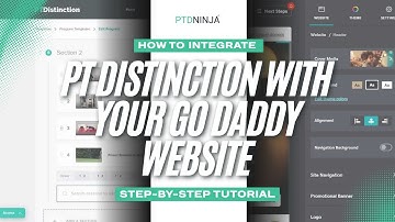 How to Integrate PT Distinction with Your GoDaddy Website (Step-by-Step Tutorial)