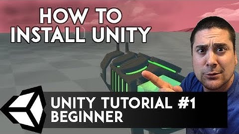 Unity Tutorial Beginner - How to Install Unity