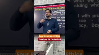 Ethics Basics for Punjab PCS | 4 Types of Ethics | Ashish Sir | Best PCS Coaching | 9700796000
