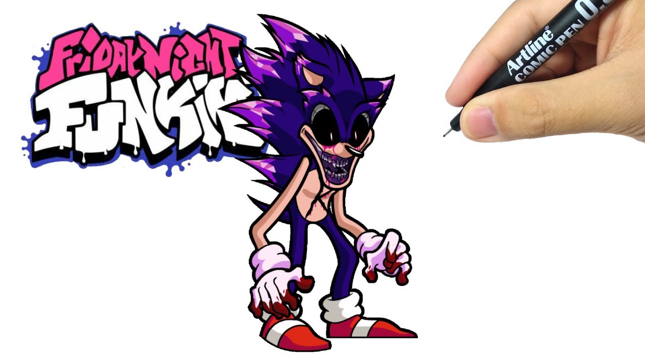 How to DRAW FLEETWAY SUPER SONIC from The Movie 