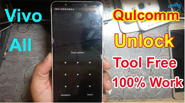 Vivo All Android Qualcomm Unlock Tool free | Vivo 1801 Pattern Lock Password Unlock by Waqas Mobile