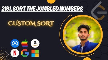 2191. Sort the Jumbled Numbers | Leetcode | Python - DSA