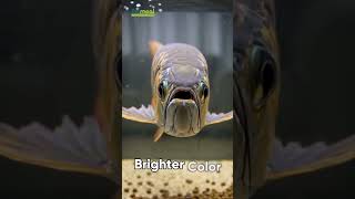 Secret Food Arowana Loves 🐟 | arowana fish diet | arowana feeding guide #shorts #arowana #fishlover