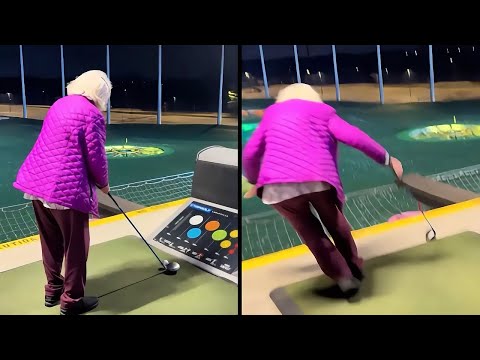 POV You Take Your Grandma To Top Golf 