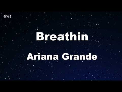 breathin – Ariana Grande Karaoke 【No Guide Melody】 Instrumental