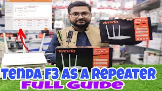Tenda F3 Repeater Mode | Range Extender Mode | Full Setup Guide Step by Step screenshot 5