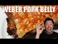 How to cook PERFECT, CRISPY PORK BELLY in the Weber kettle by David Ong