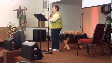 Lynne singing Mary did you Know