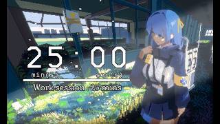 25 / 5 Pomodoro Timer | 2H Study With Me | Live Pixel Background & Healing Lofi Music