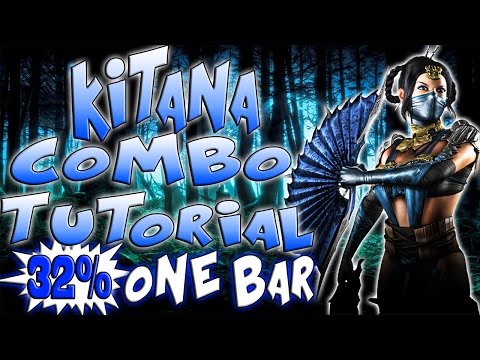 Mortal Kombat X KITANA Combos - ROYAL STORM KITANA COMBO TUTORIAL!