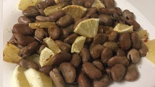 Lebanese Dry Fava Beans - تحضير فول التسالي في البيت