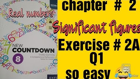 oxford new countdown book 8 third edition || chapter 2 || Real numbers || Exercise 2A || Q1solved