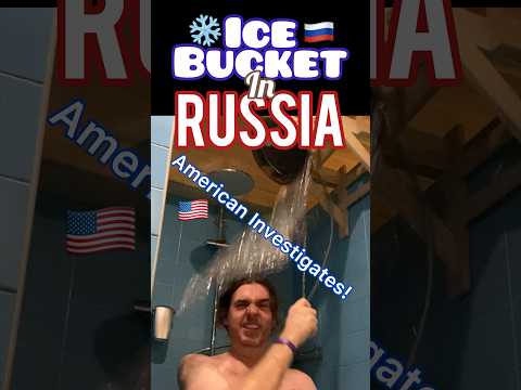 Would YOU Dump FREEZING Water on Your NAKED Body in RUSSIA ?! AMERICAN in RUSSIA !!