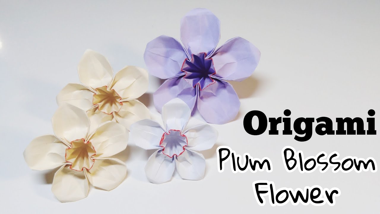 Origami Plum Blossom flower