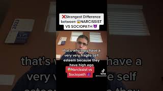 👿STRANGEST ☝🏿difference 😱NARCISSIST vs 🔥SOCIOPATH. #narcissist