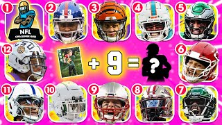 Guess the Football Player 🌈☄️ by Their childhood picture + number + position Joe Burrow, Tom Brady