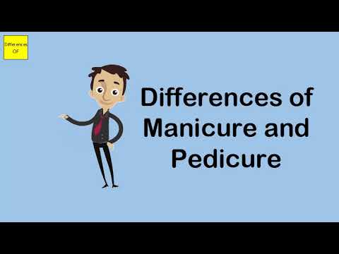 Differences of Manicure and Pedicure