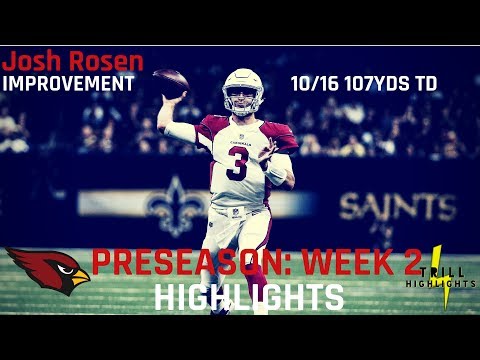 Josh Rosen Preseason Week 2 Highlights | Accurate 08.17.2018
