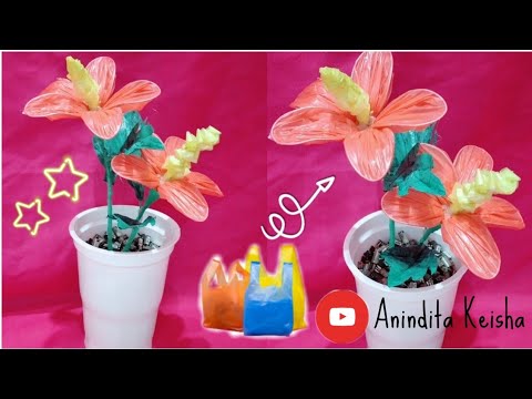  Cara  Membuat  Bunga Sepatu Dari  Plastik Kresek  Bekas  