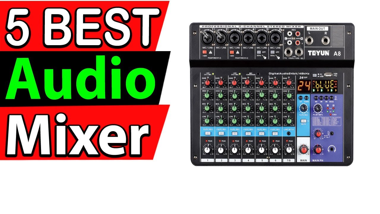 Best Audio Mixer Review 2023 (TOP 5) - YouTube