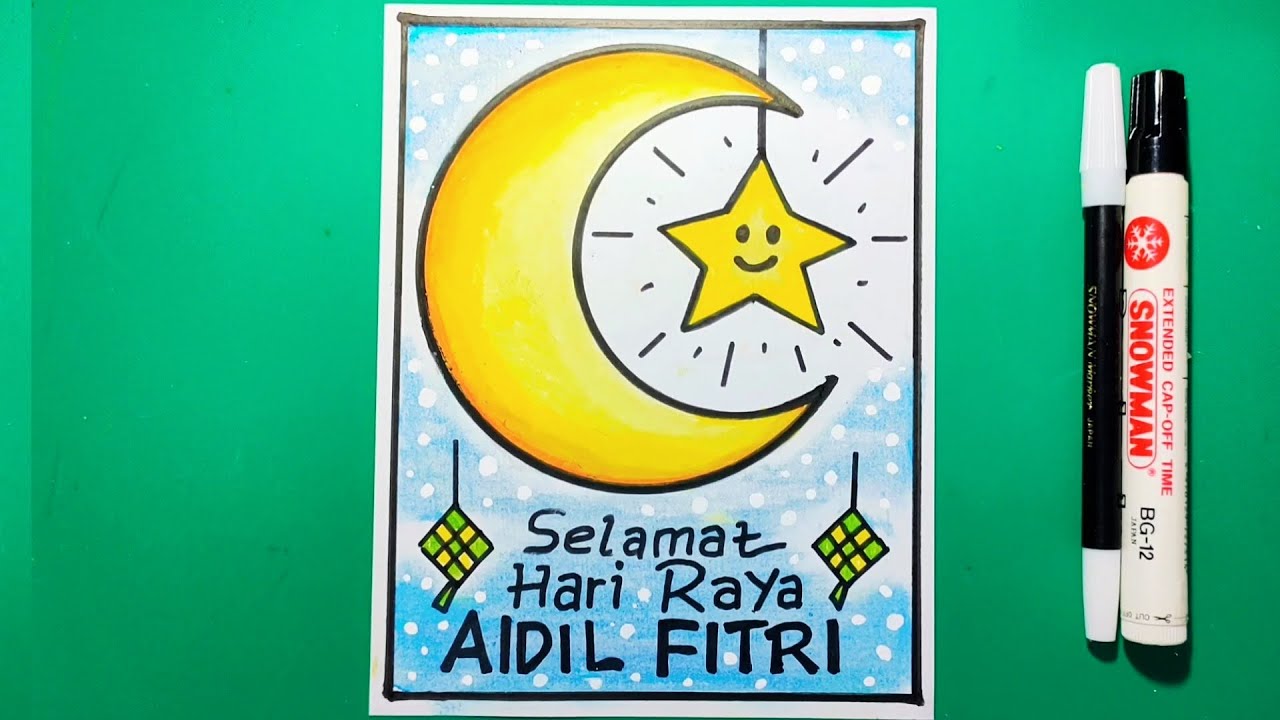 Kreatif Contoh Kad Ucapan Hari Raya Aidilfitri - Borang