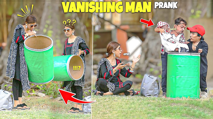 Vanishing Man Prank - | @NewTalentOfficial