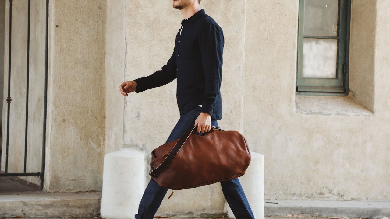 WILLIAM WAXED CANVAS WEEKENDER DUFFLE BAG - Go Forth