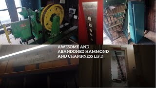 A look at a abandoned Hammond & Champness lift