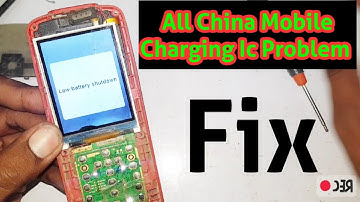 how to Fix China Mobile Changing Ic Problem | Charging not save low battery Shutdown