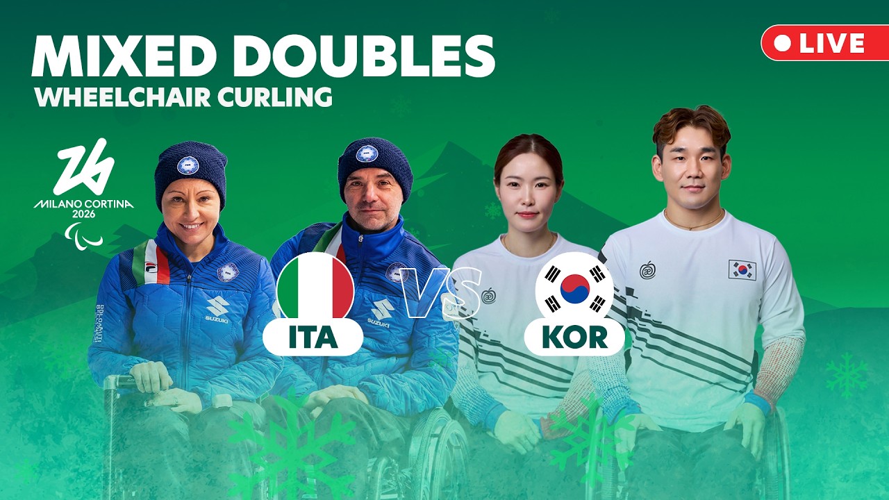 🔴LIVE: Wheelchair Curling - ITA 🇮🇹 vs 🇰🇷 KOR Mixed Doubles Round Robin | 4 Mar | Milano Cortina 2026